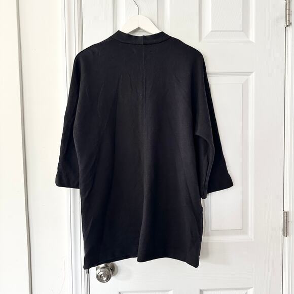 Wilfred Free Aritzia Black Zlata Open Relaxed Cardigan Sweater Blazer Kimono XS - Picture 10 of 10